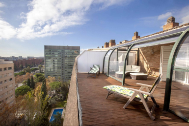 Attico su due livelli nella zona più prestigiosa di Pedralbes a Barcellona